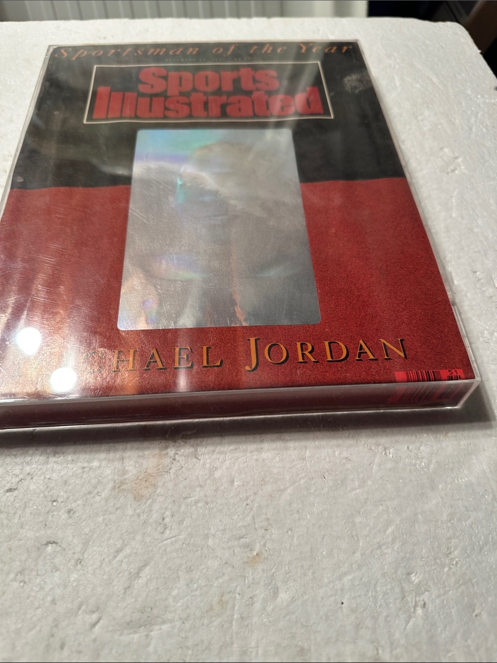 Michael Jordan hologram Sports Illustrated front cover only